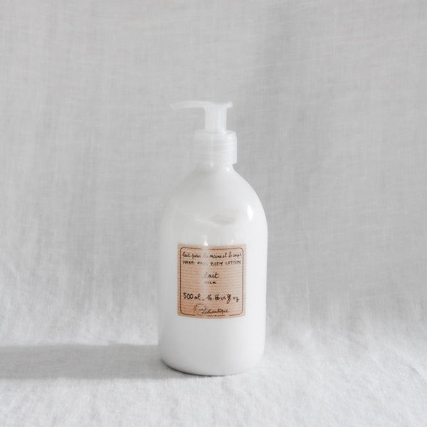 Lothantique Hand and Body Lotion scented in milk