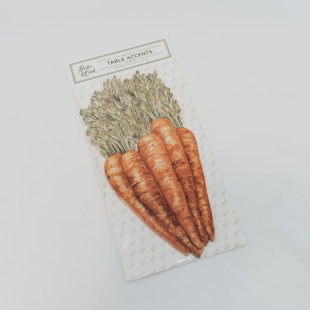 Hester & Cook - Table accents - "Carrots"