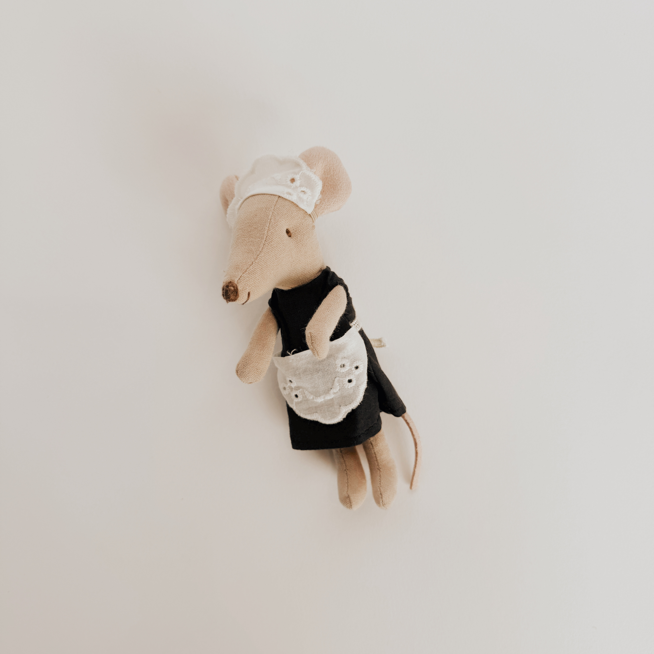 The Maileg - Royal Staff mouse toy by Grace and Company Ltd lies on a plain white background.