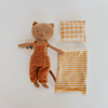 Maileg - Wooden Bed Mini +Vintage Kitten in Sweater