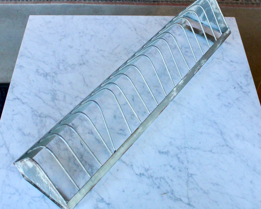 Vintage French Plate Rack Metal