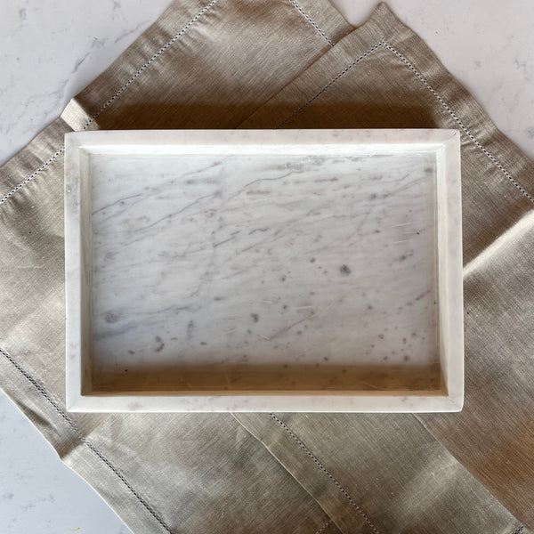 Marble Rectangular Tray Collection