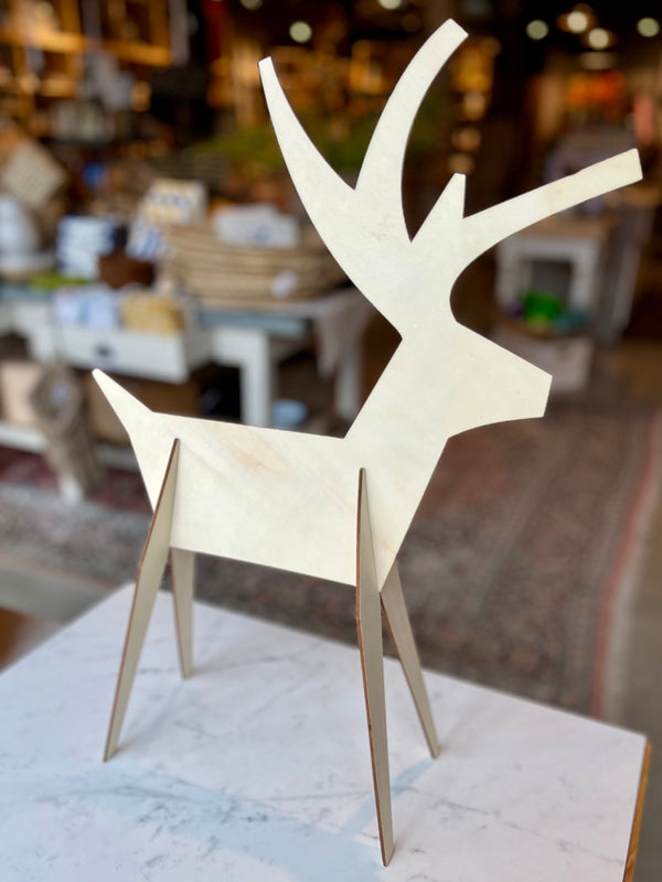 Wooden Reindeer