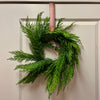 Brushed Metal Wreath Hook