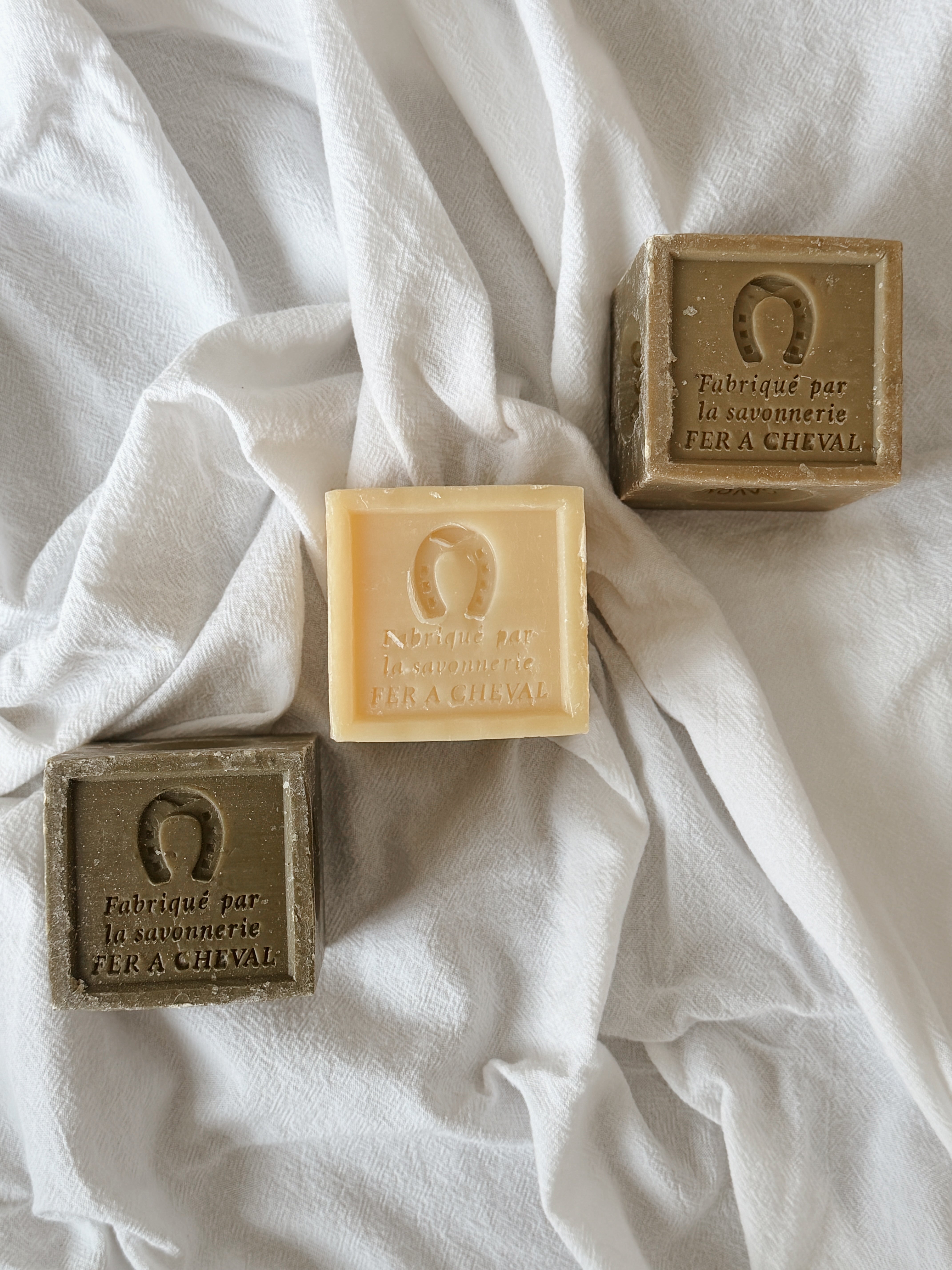 French Milled Cube Soap- Multi Soap Trio