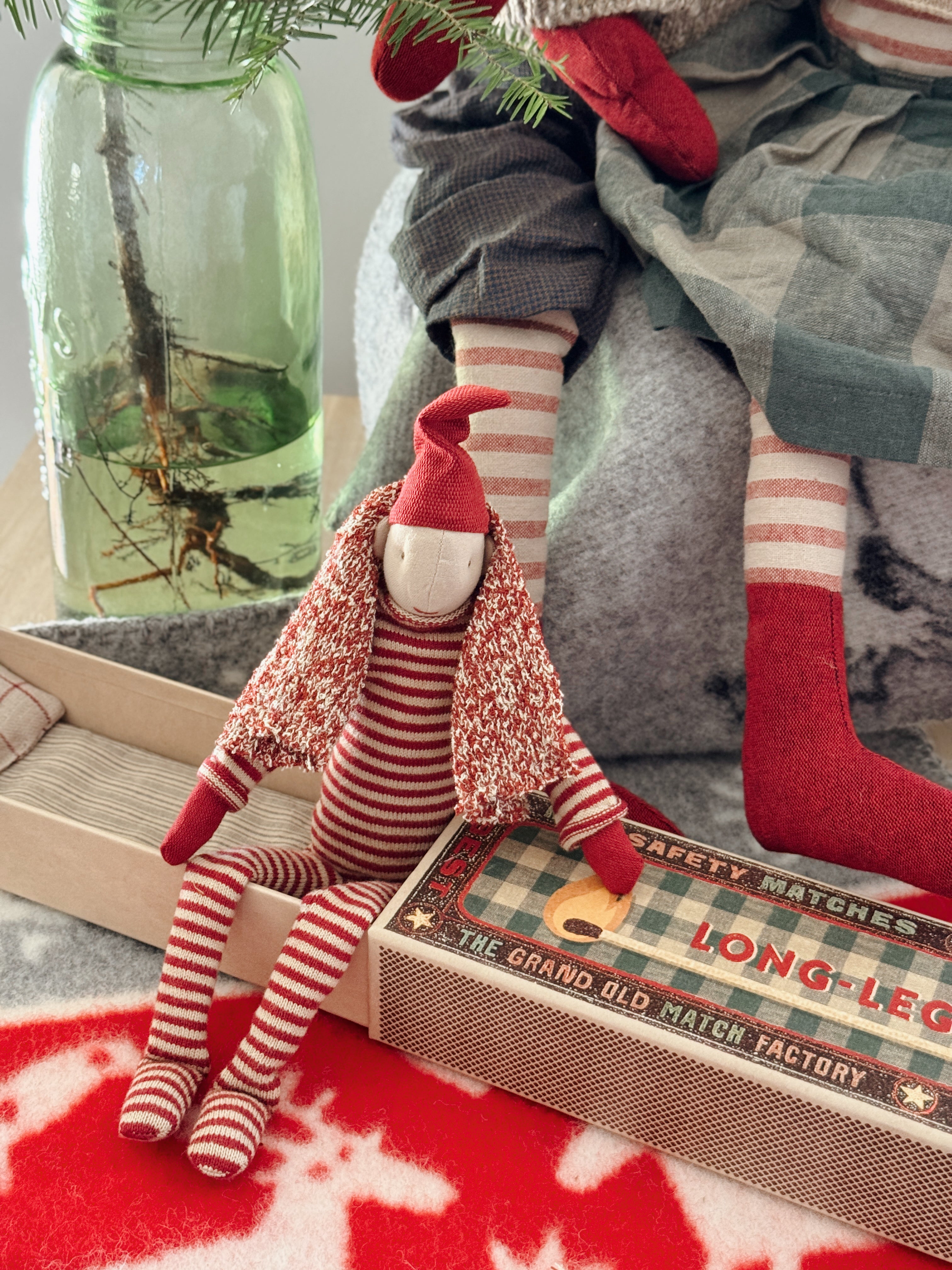 Maileg - Long Legged Pixy in a Match Box