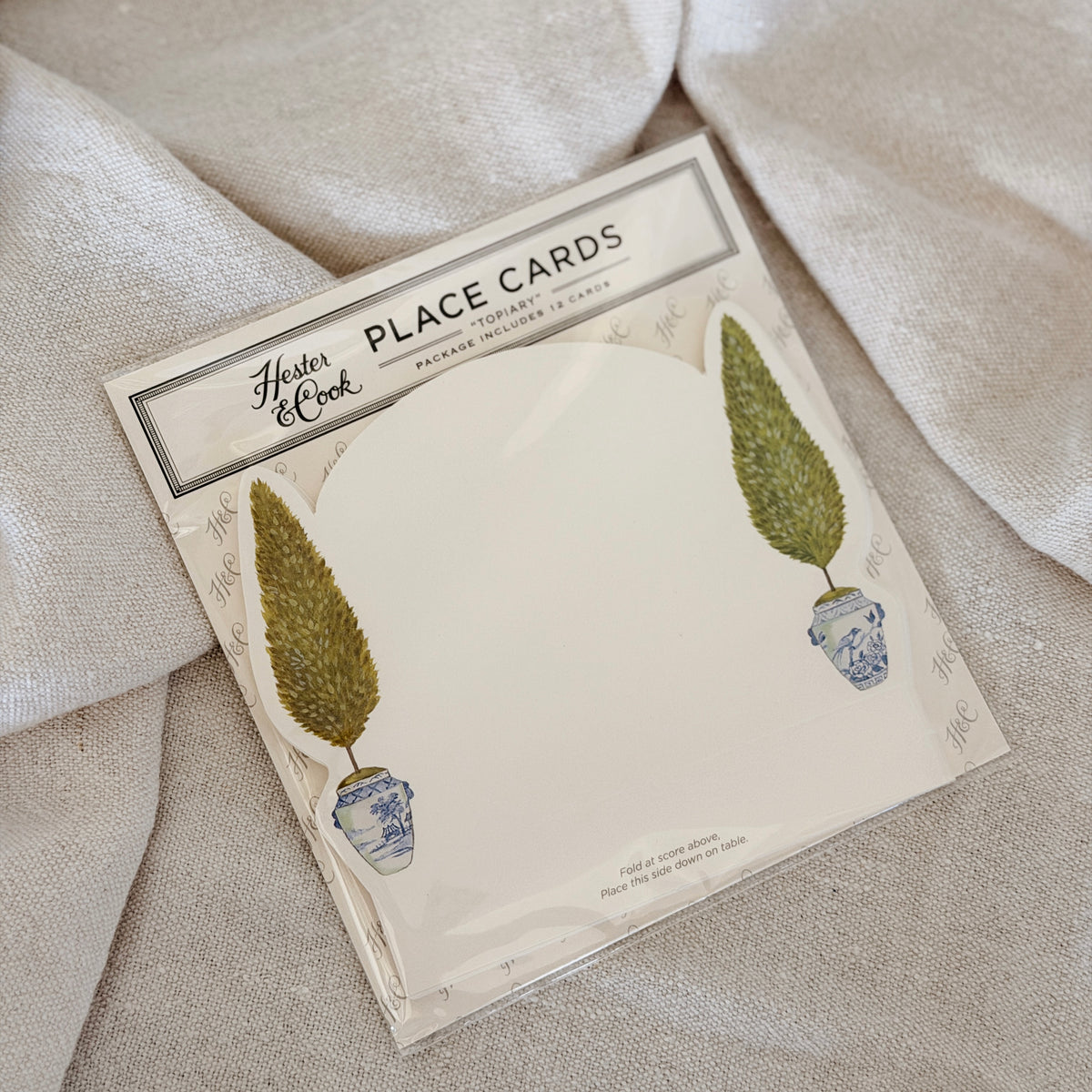 Hester Cook Table Place Cards -  Topiary