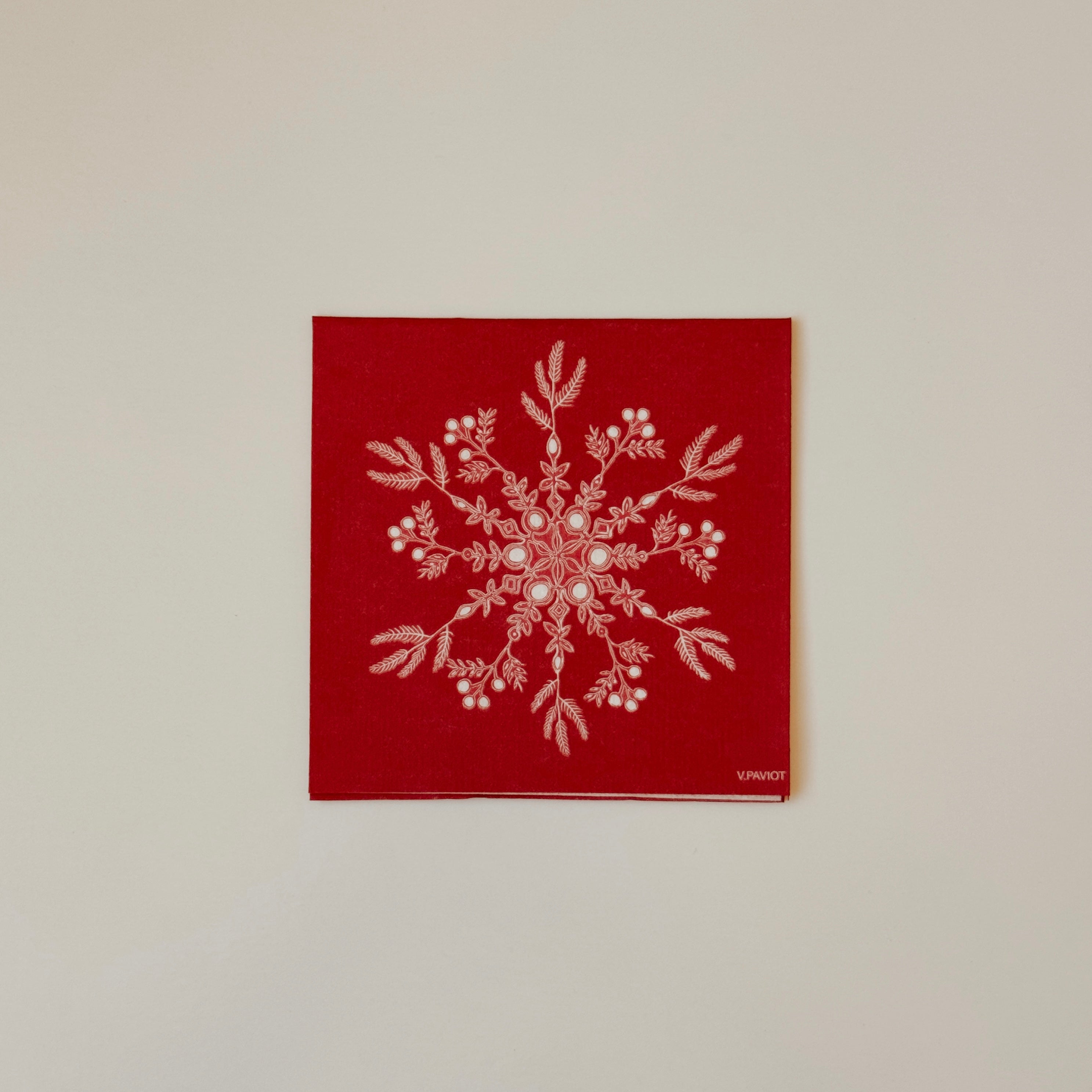 Paviot  Snowflake red Cocktail