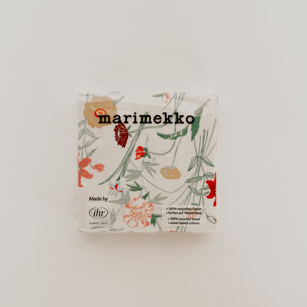 Marimekko Napkin Puutarhakutsut Green Collection