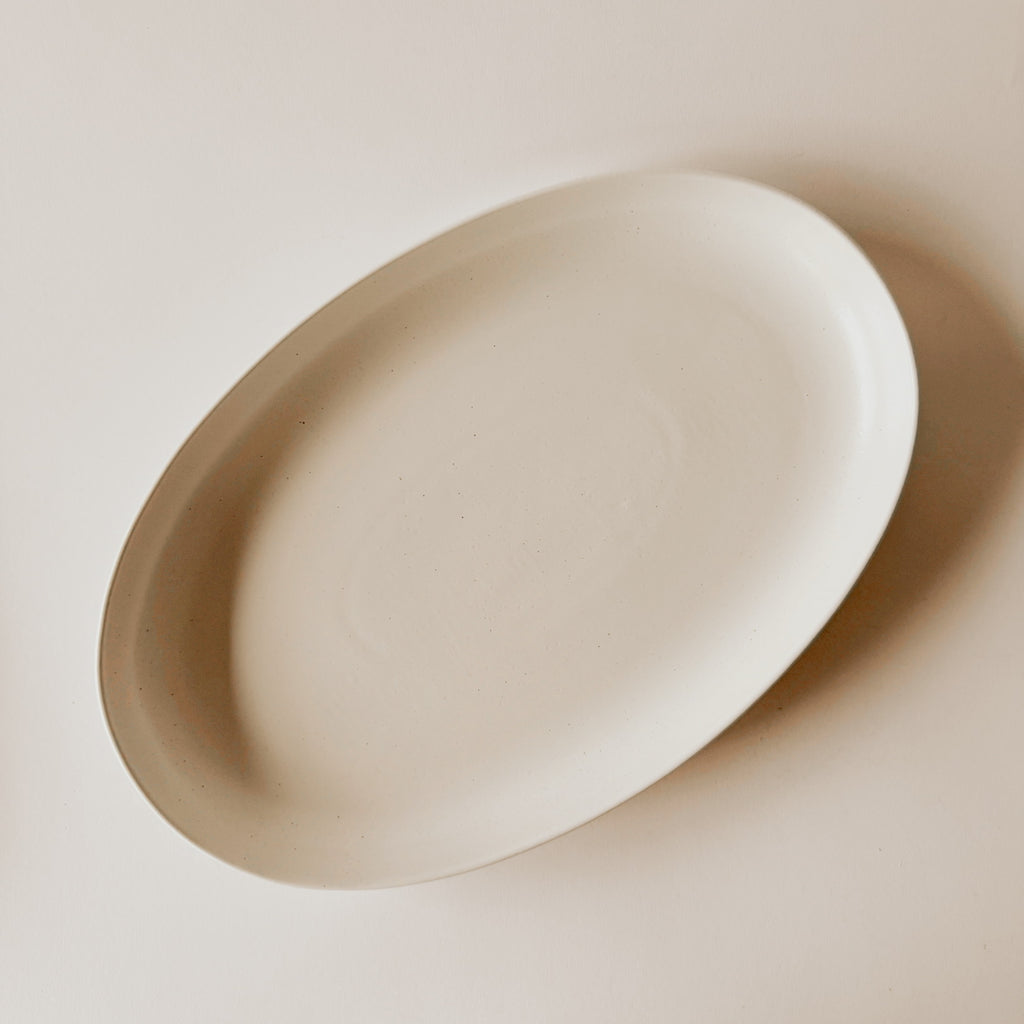 Casafina Porto Oval Platter Large Sea Salt