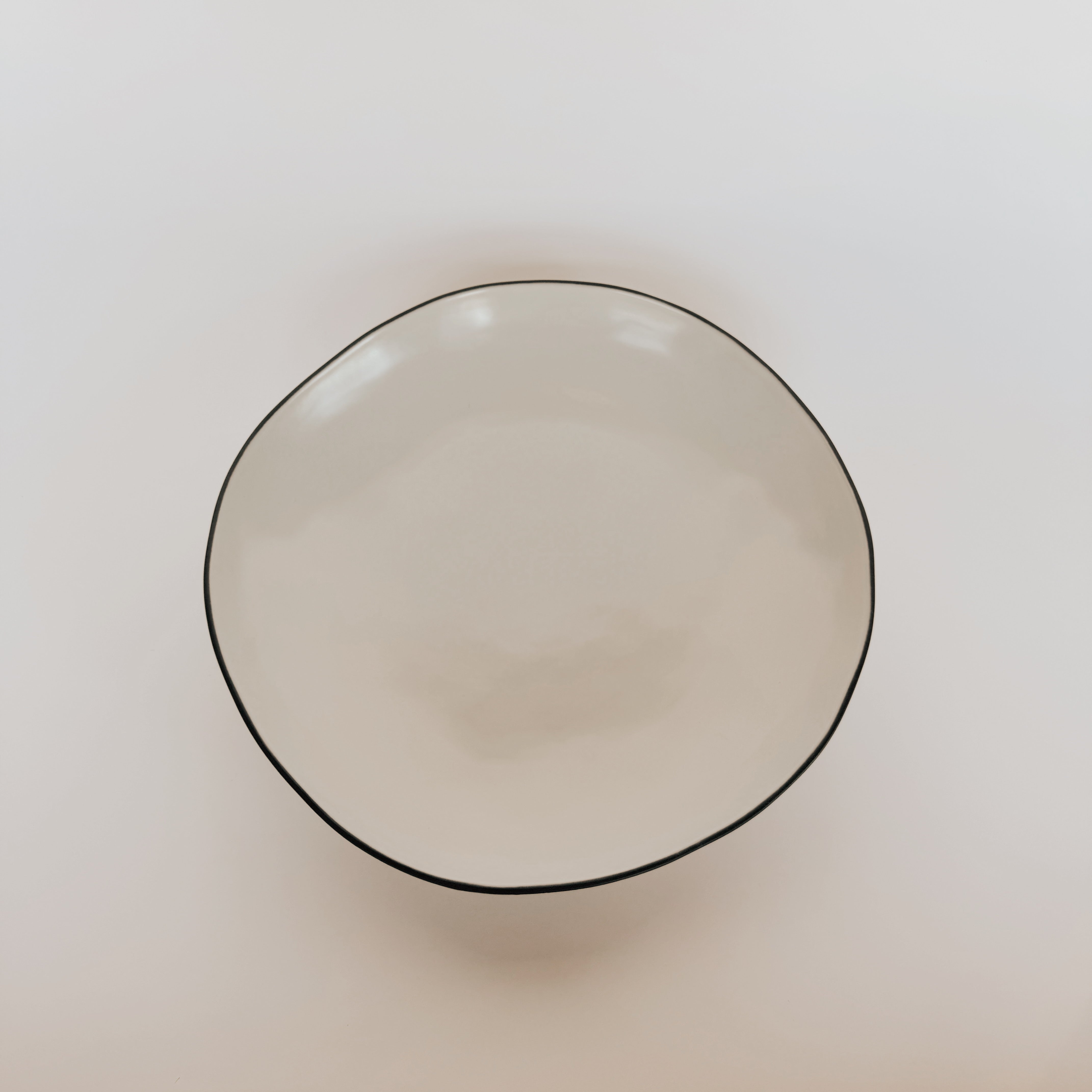 Stacked Organic Serving Bowl - Salt