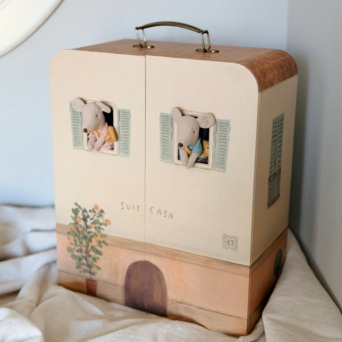Maileg Suit Casa Mouse House with Brother and Sister