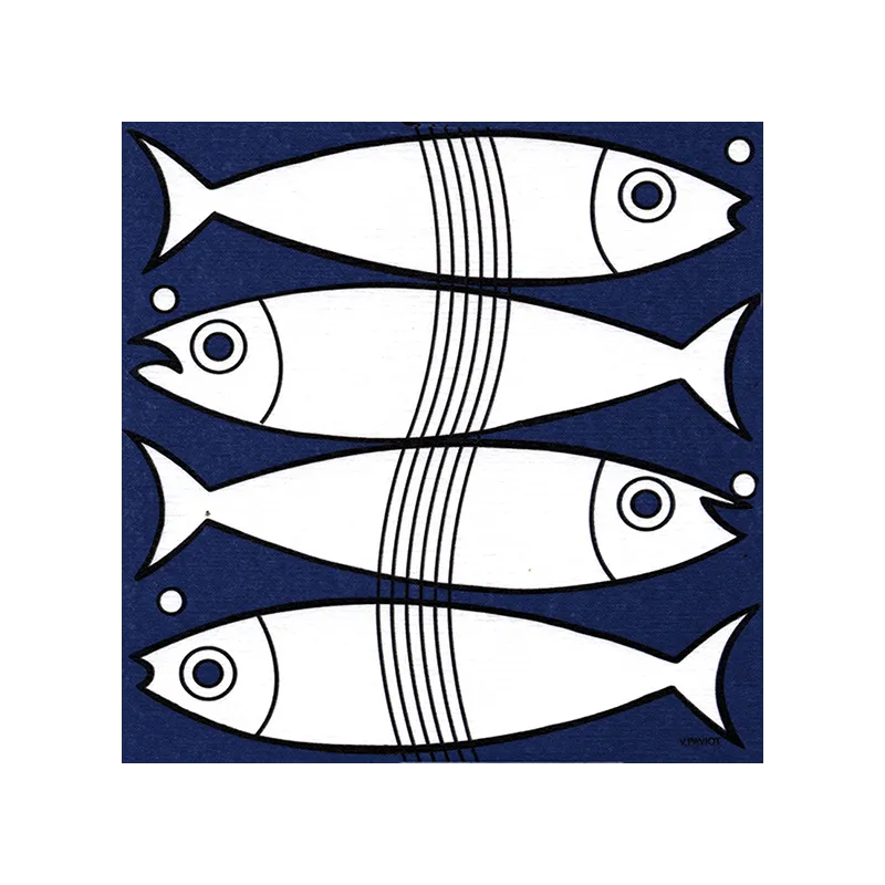 Francoise Paviot - Fish Napkins