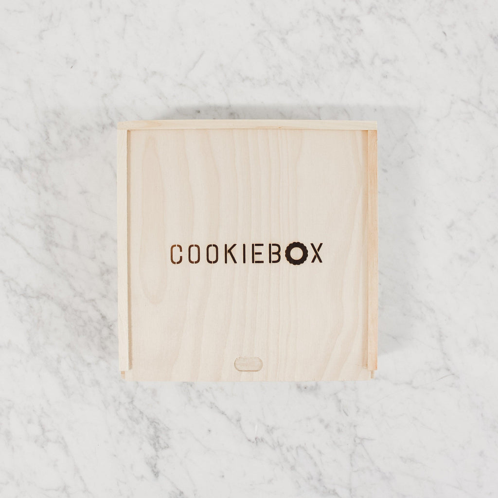 top view of cookie box by piebox