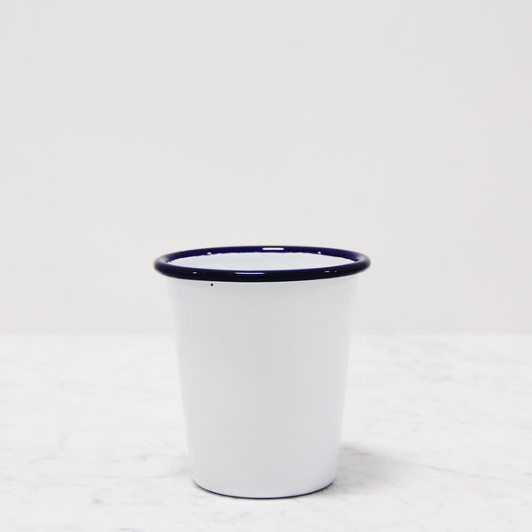 white enamel tumbler from Falcon Enamelware