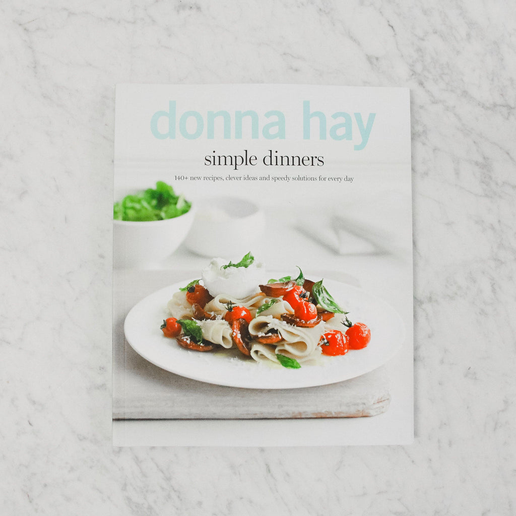 front cover of donna hay simple dinners