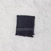 Navy Grace & Co Tea Towel with white stripe