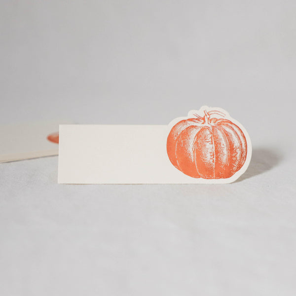 Hester & Cook - Pumpkin Placecards - Grace & Company