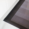 black and white gradient stripe beaumont vinyl mat