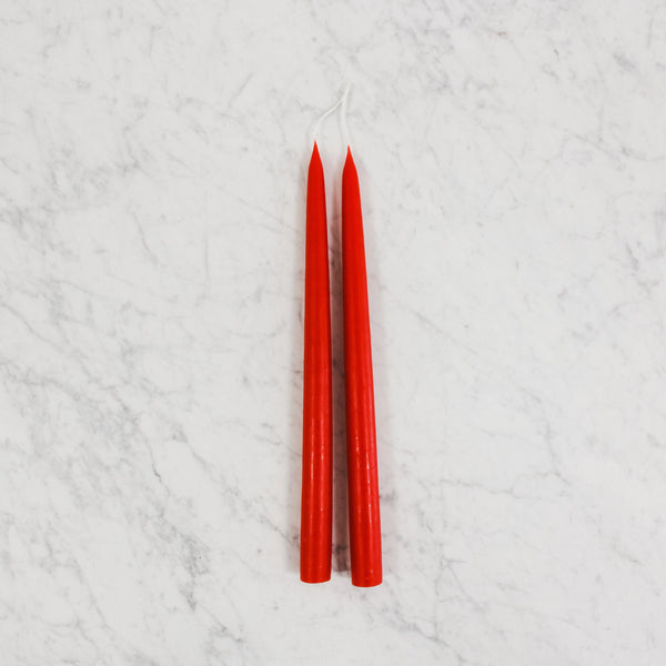 Danish Tapers 14" - Holiday Red - Grace & Company