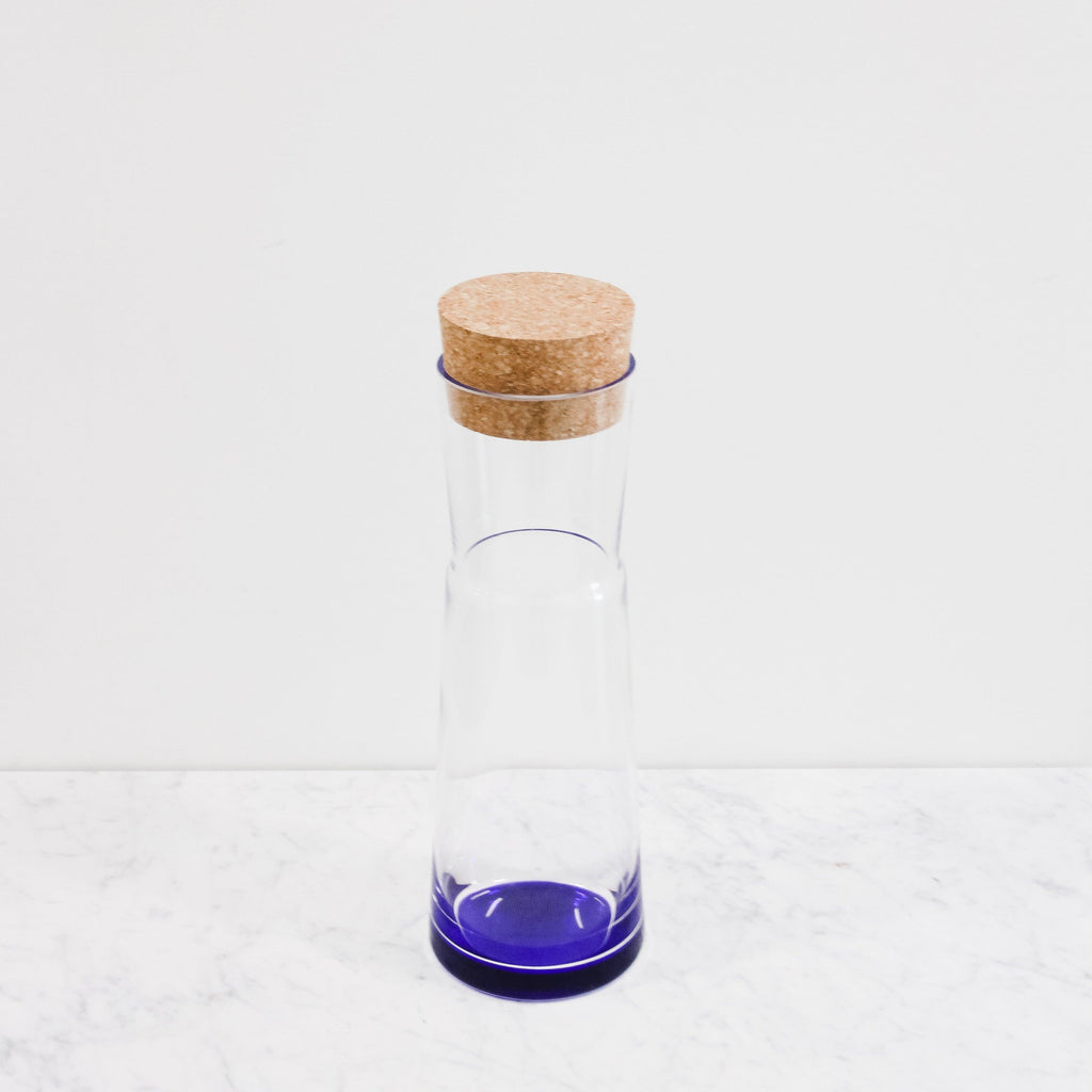 LSA Coro Carafe in Berry purple with cork lid