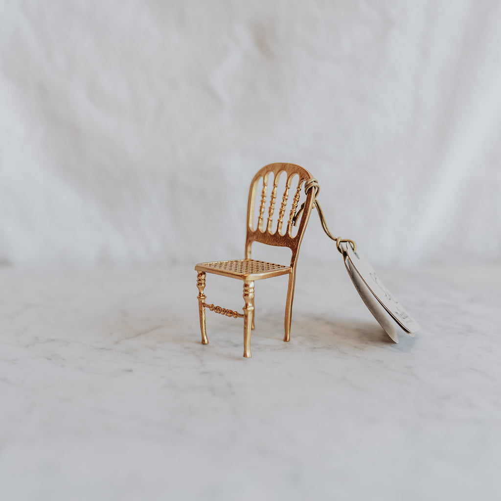 Maileg  - Gold Mouse Chair